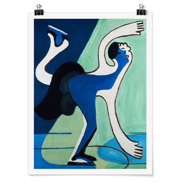 Abstrakte Bilder Ernst Ludwig Kirchner - Eisläuferin