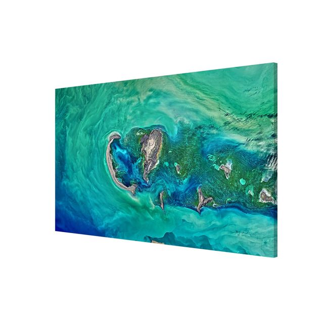 Magnettafel - NASA Fotografie Kaspisches Meer - Hochformat 3:2