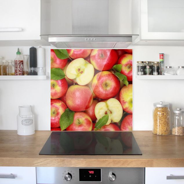 Küchenspritzschutz Saftige Äpfel