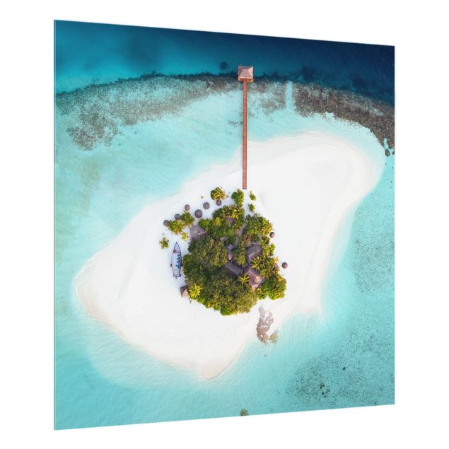 Spritzschutz Natur Ozeanparadies Malediven