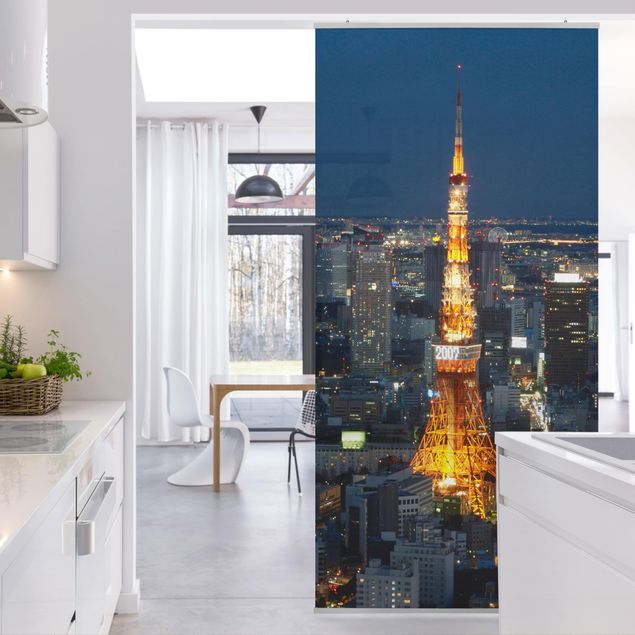Raumteiler - Tokyo Tower 250x120cm