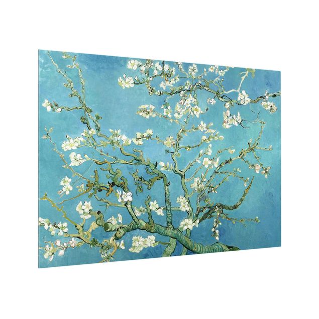 Spritzschutz Blumen Vincent van Gogh - Mandelblüte