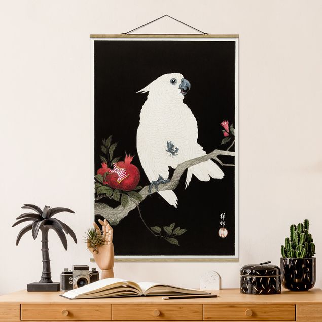 Bilder Asiatische Vintage Illustration Weißer Kakadu