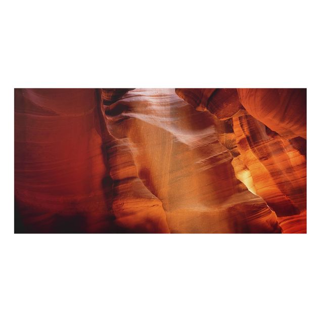 Spritzschutz Glas - Antelope Canyon - Querformat - 2:1