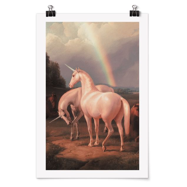 Poster - Falsche Pferde - Hochformat 2:3