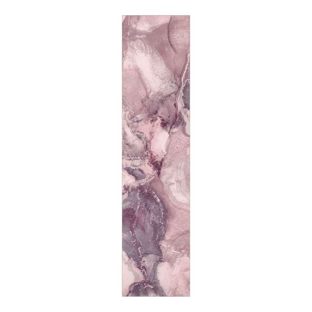 Schiebevorhänge Farbexperimente Marmor Violett
