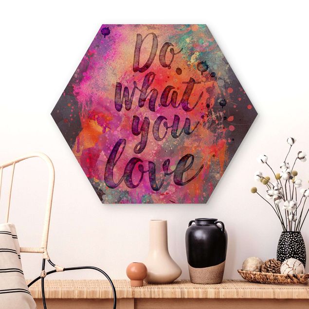 Wandbilder Farbexplosion Do what you love