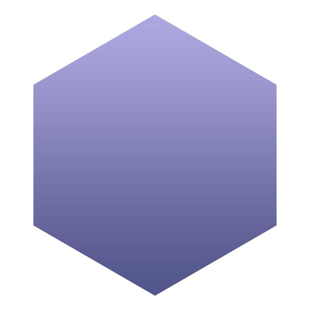 Hexagon Mustertapete selbstklebend - Farbverlauf Lila