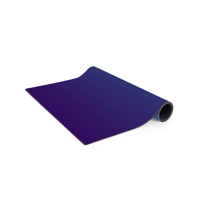 Teppiche groß Farbverlauf Meerblau