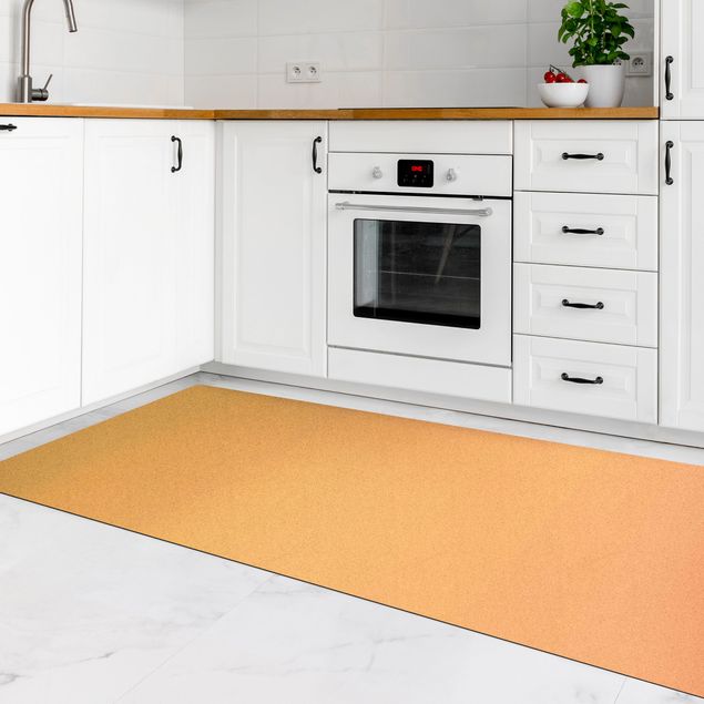 Moderner Teppich Farbverlauf Orange