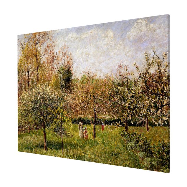 Pissaro Gemälde Camille Pissarro - Frühling in Eragny