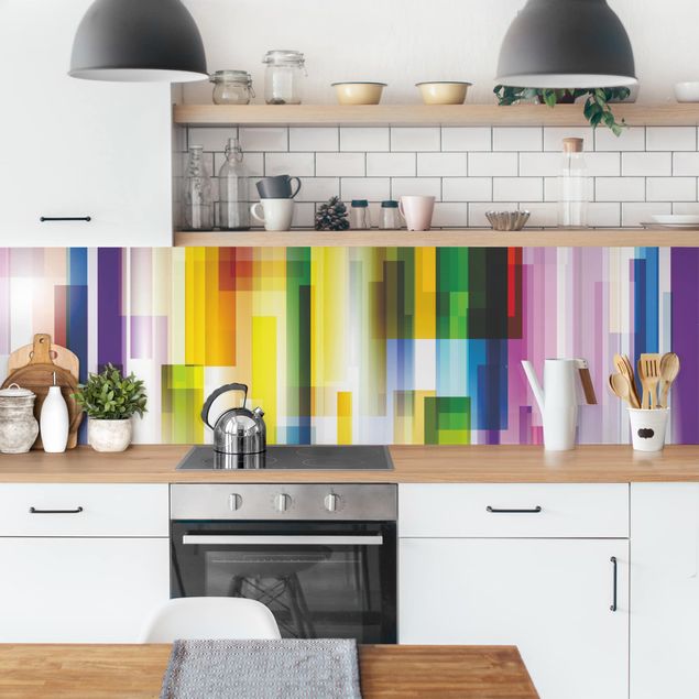 Küchenspiegel Rainbow Cubes