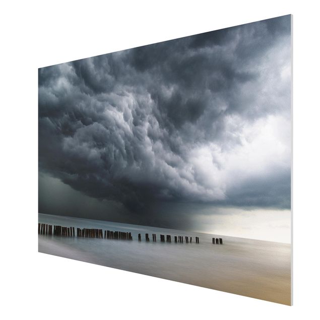 Forex Fine Art Print - Sturmwolken über der Ostsee - Querformat 2:3