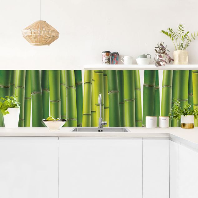 Küche Wandpaneel Bambuspflanzen I