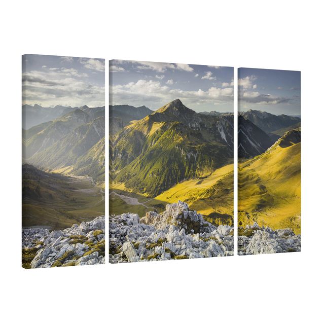 Bilder Berge und Tal der Lechtaler Alpen in Tirol