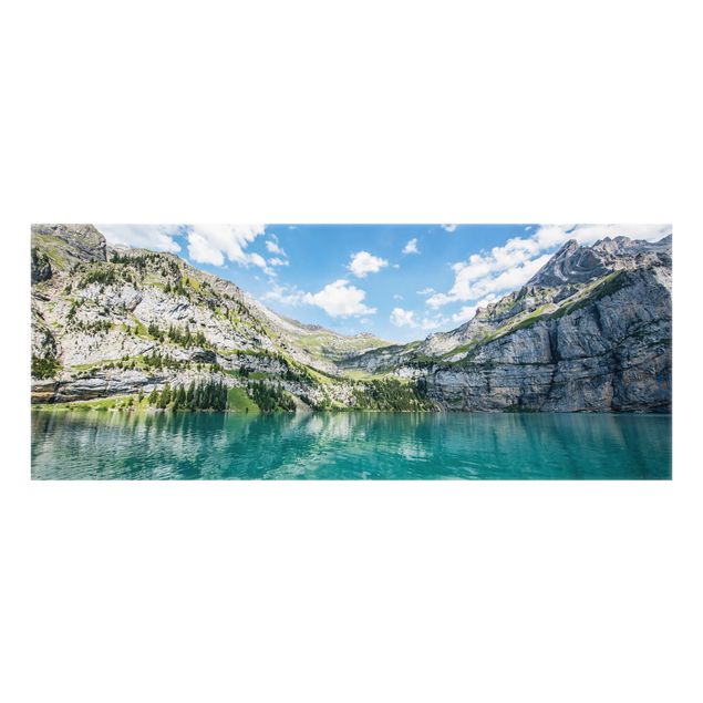 Spritzschutz Natur Traumhafter Bergsee