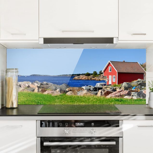 Spritzschutz Küche Urlaub in Norwegen