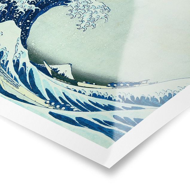 Poster - Katsushika Hokusai - Die grosse Welle von Kanagawa - Querformat 2:3
