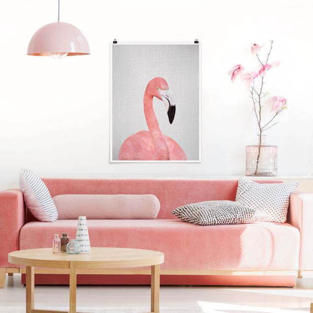 Tierposter Flamingo Fabian