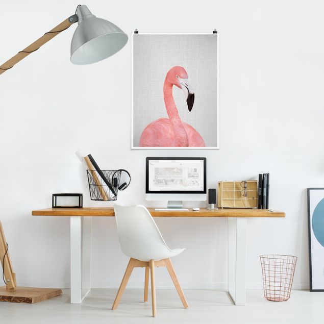 Moderne Poster Flamingo Fabian