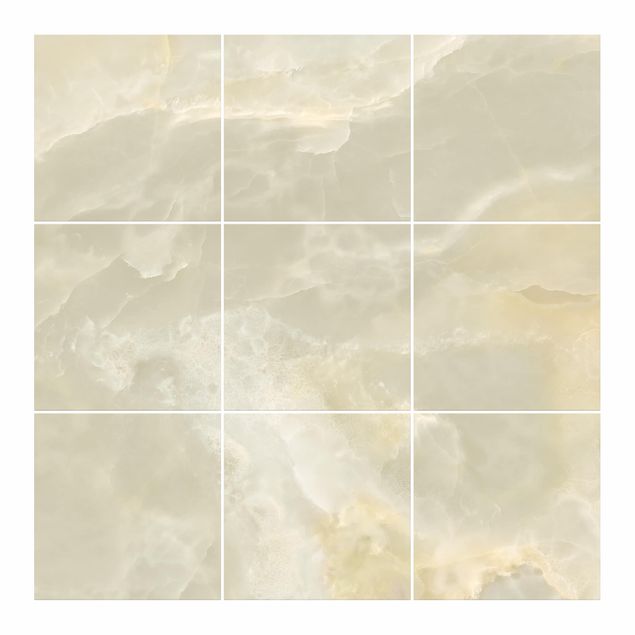 Fliesenbild - Onyx Marmor Creme