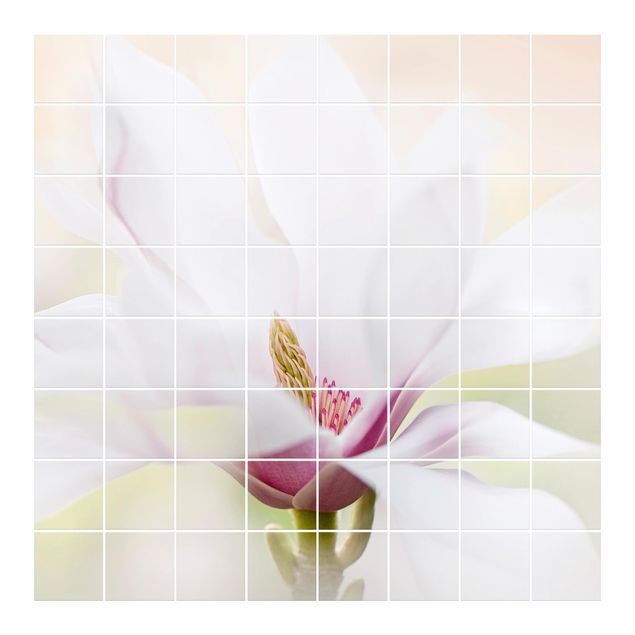 Fliesenbild - Zarte Magnolienblüte