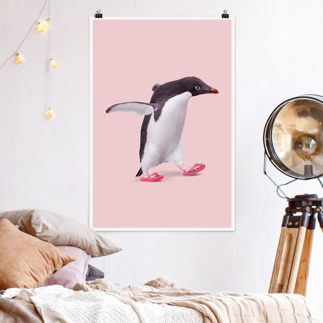 XXL Poster Flip-Flop Pinguin