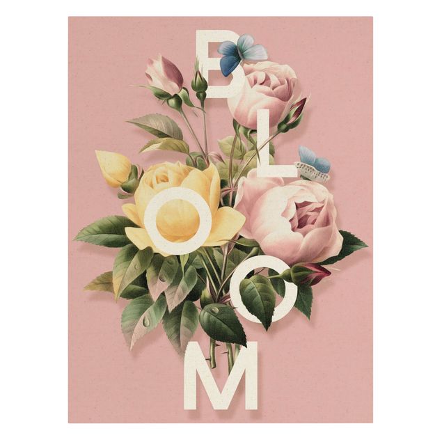 schöne Bilder Florale Typografie - Bloom