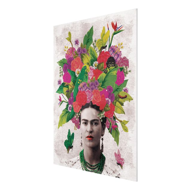 Forex Bilder Frida Kahlo - Blumenportrait