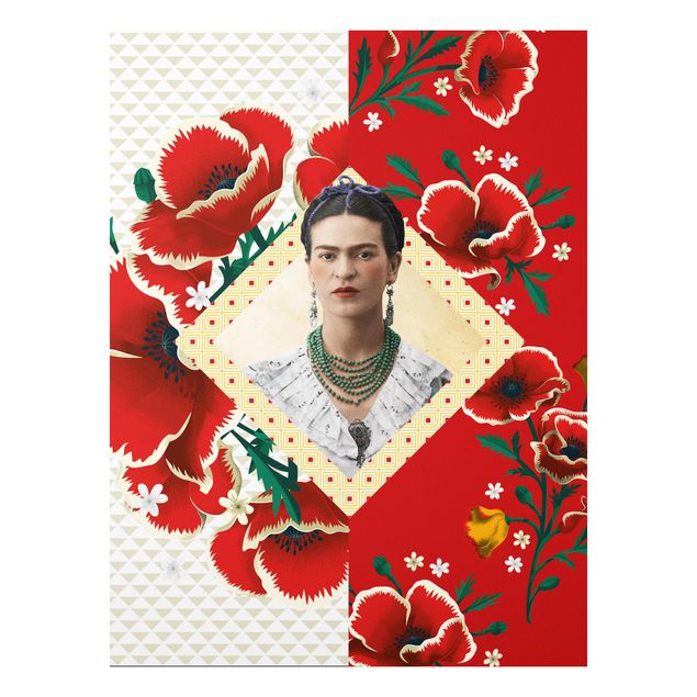 Wandbilder Frida Kahlo - Mohnblüten