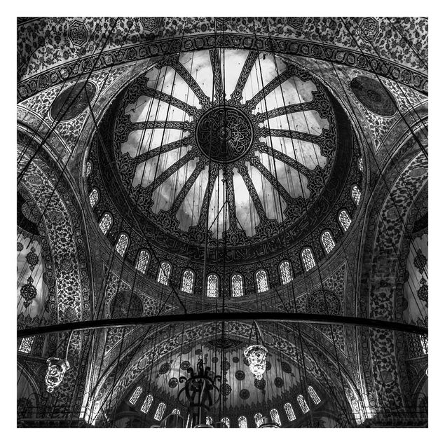 Fototapete - Die Kuppeln der blauen Moschee