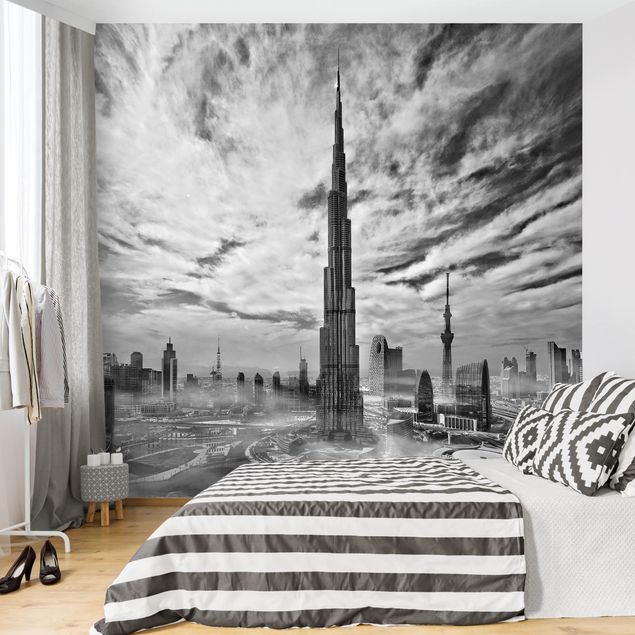 Fototapete - Dubai Super Skyline
