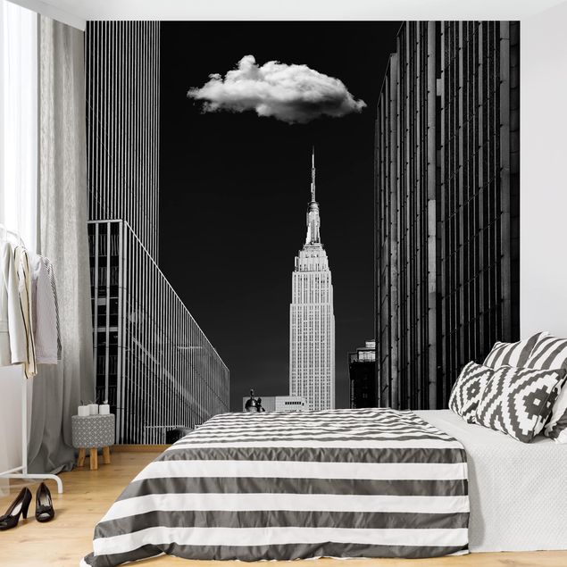 Fototapete - New York mit einzelner Wolke