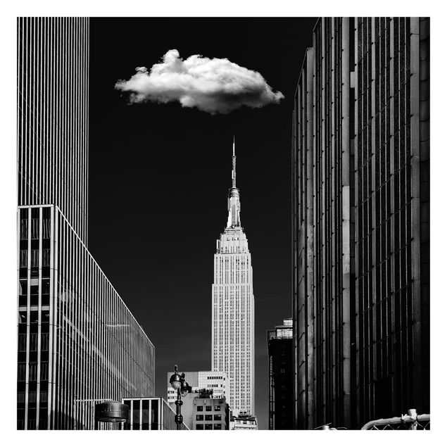Fototapete - New York mit einzelner Wolke