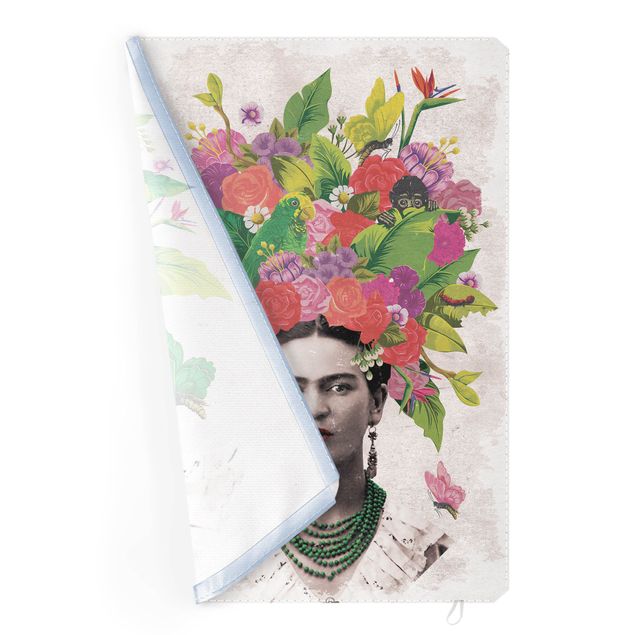 Wechselbild - Frida Kahlo - Blumenportrait