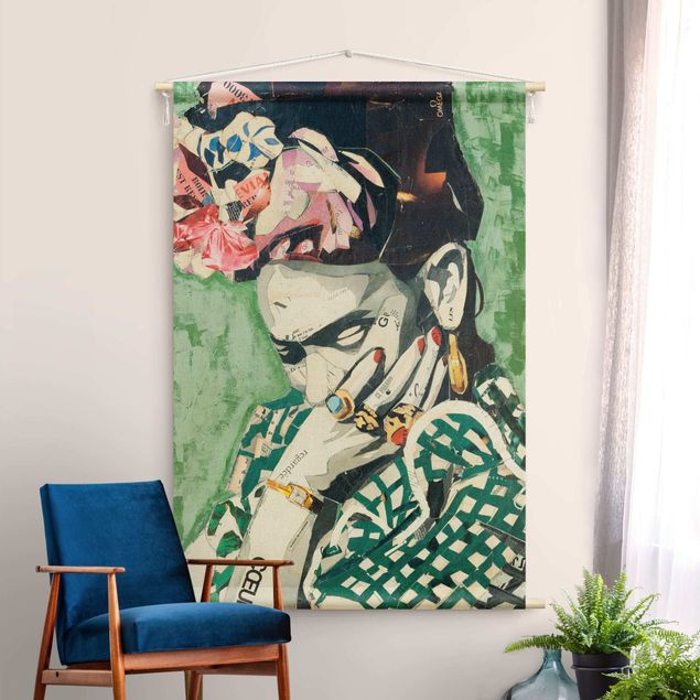 Wandbehang Frida Kahlo - Collage No.3