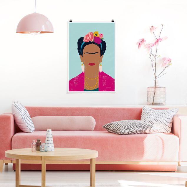 Moderne Poster Frida Collage