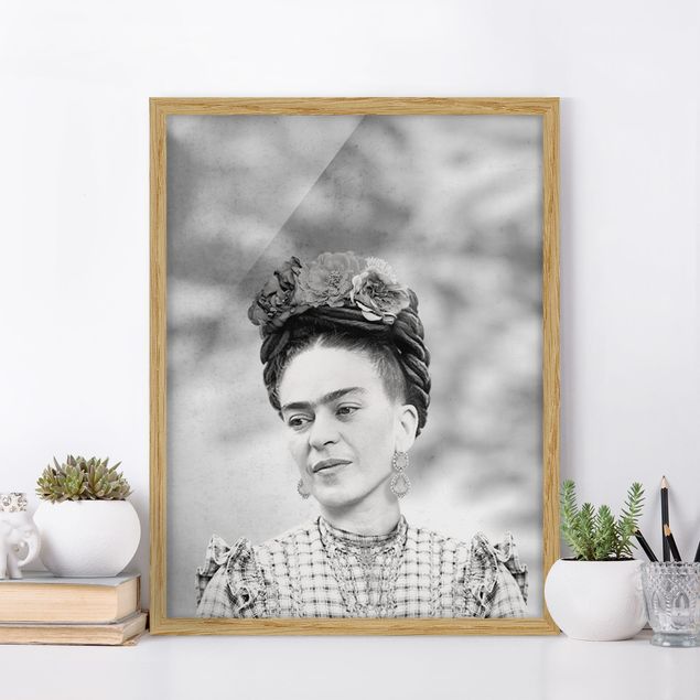 Moderne Bilder mit Rahmen Frida Kahlo Portrait