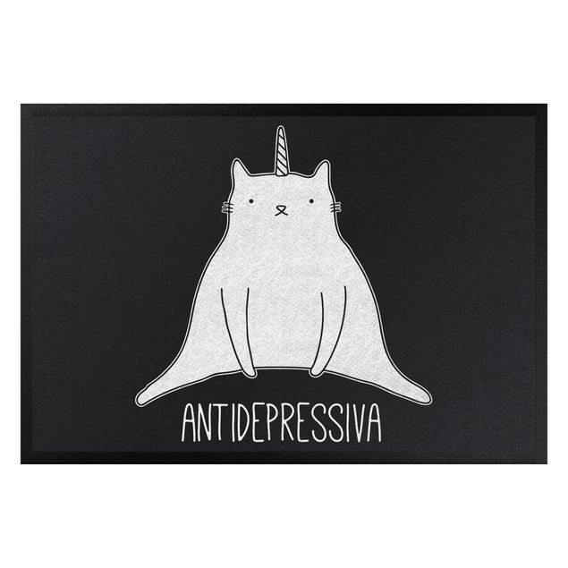 lustige Fußmatten Antidepressiva