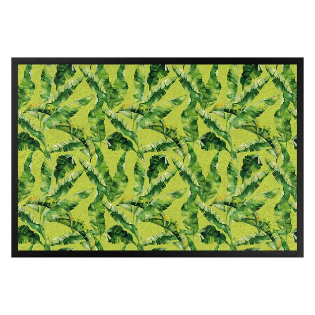 Moderne Teppiche Banana Leaf Pattern
