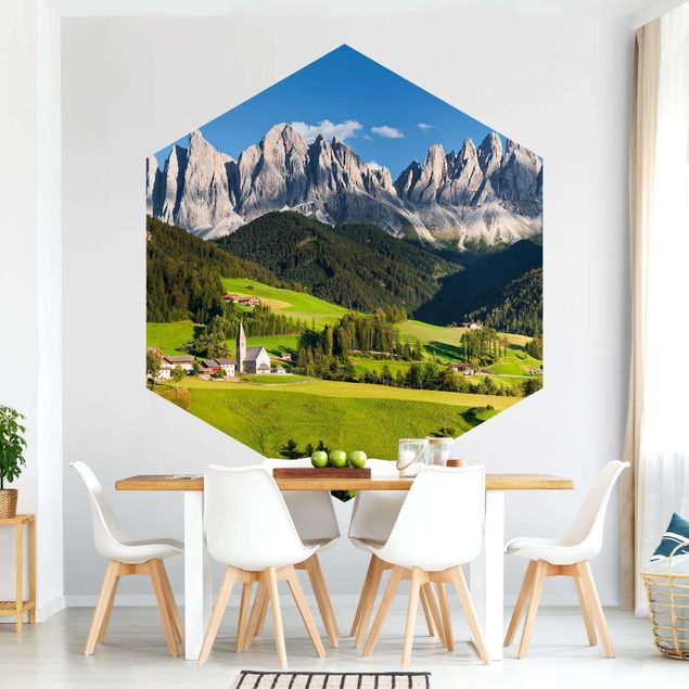 Design Tapeten Geislerspitzen in Südtirol