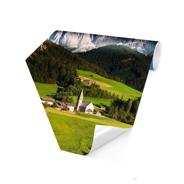 Tapete Natur Geislerspitzen in Südtirol