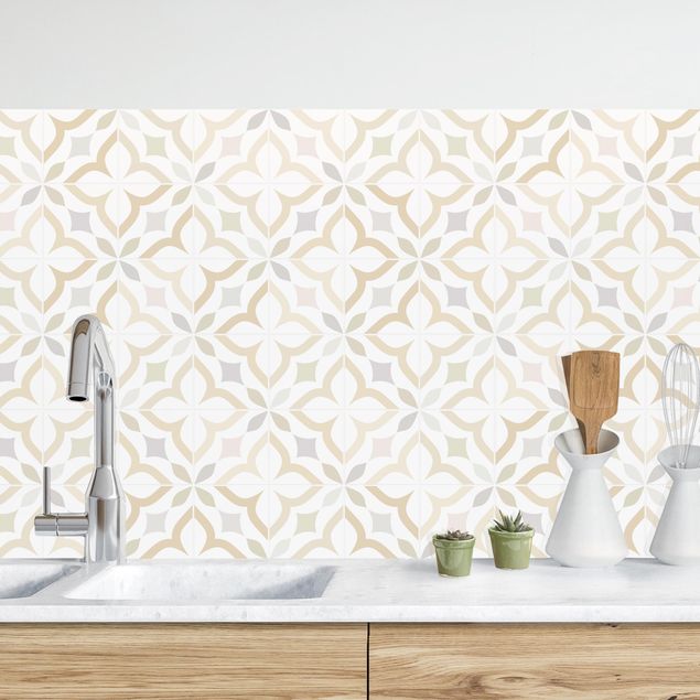 Küche Wandpaneel Geometrische Fliesen - Ancona