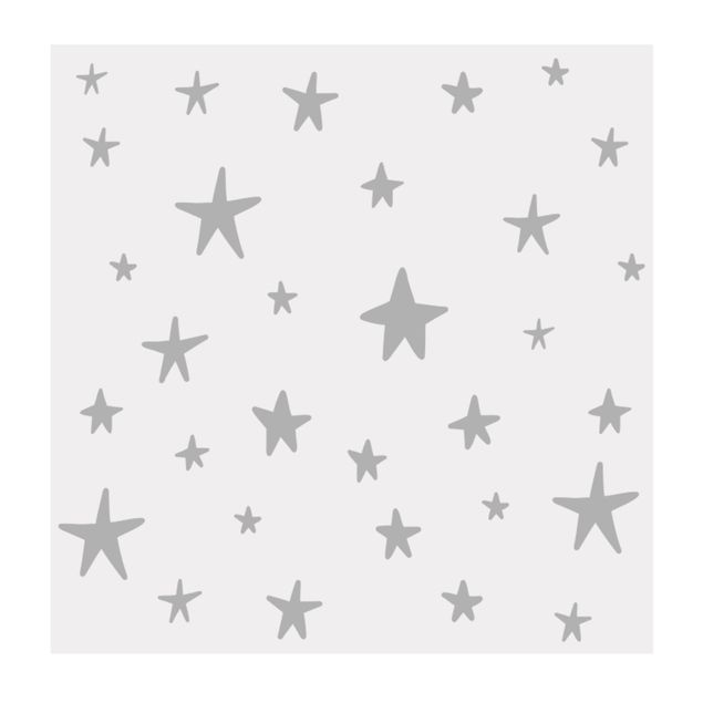 Sichtschutzfolie Gezeichnete Sterne Muster