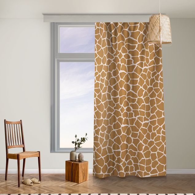 Vorhang Tür Giraffen Musterung