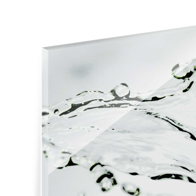 Glasbild mehrteilig - Splash Lime 3-teilig