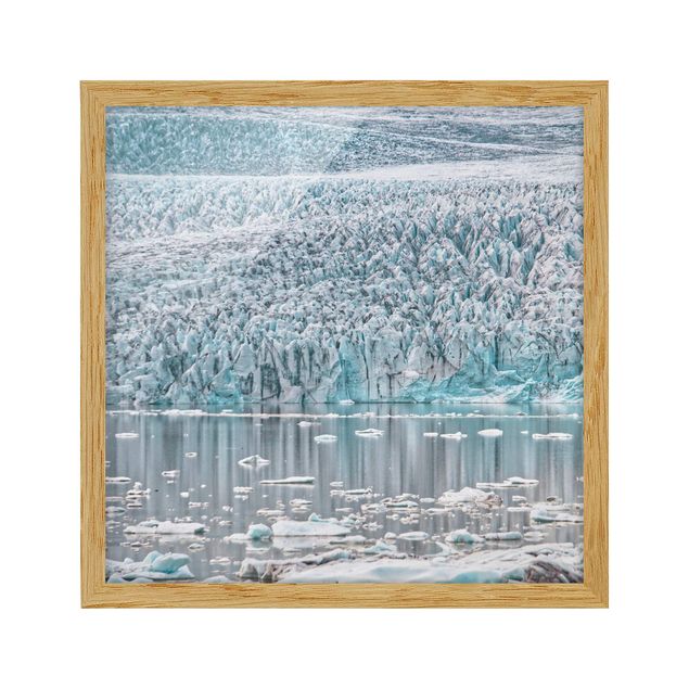 Wandbilder mit Rahmen Gletscher auf Island