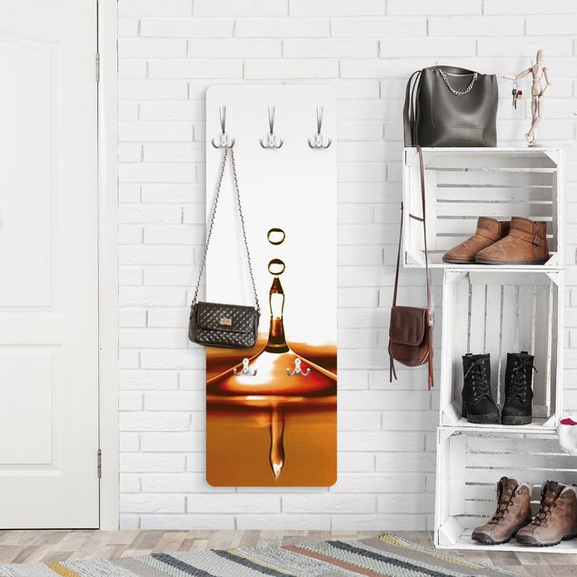 Design Garderobe - Gold Drop - Orange