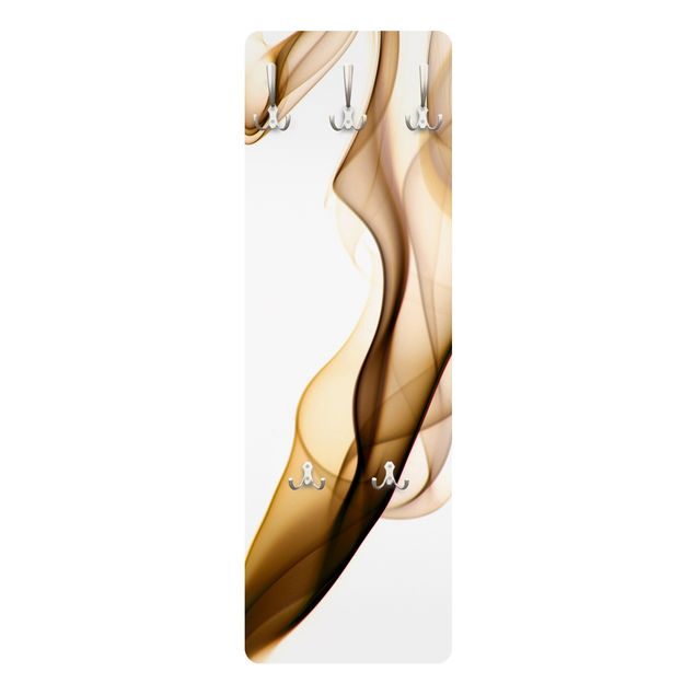 Design Garderobe - Golden Nebula - Weiß Beige