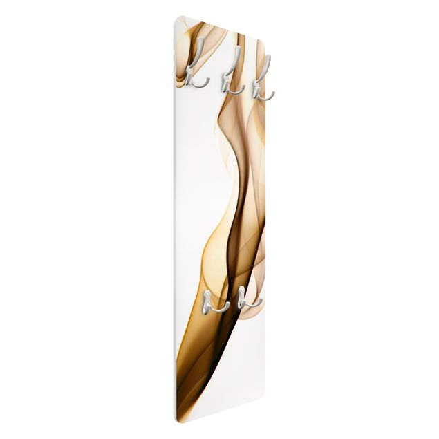 Design Garderobe - Golden Nebula - Weiß Beige
